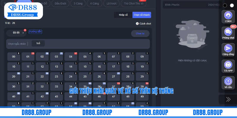 Giới thiệu khái quát về xổ số DR88 trên nhà cái uy tín DR88